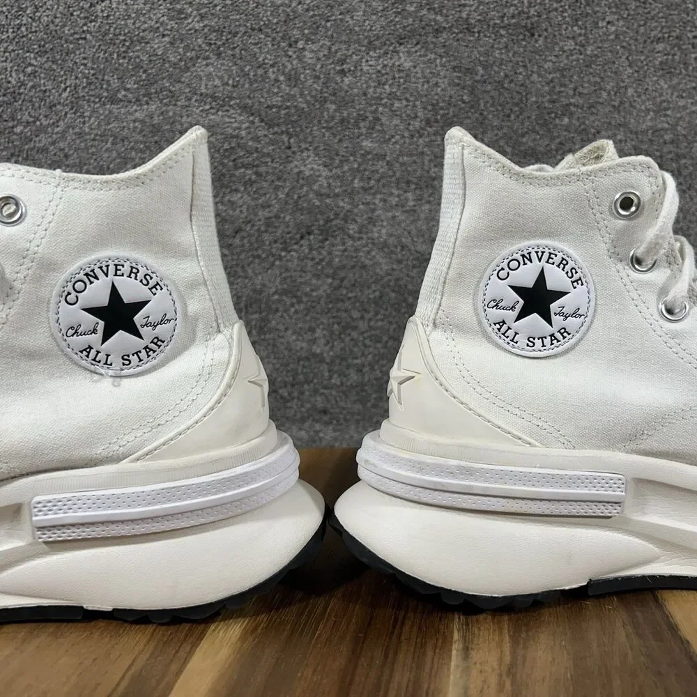 Converse Run Star Legacy CX High A00868C Women’s Size 7 Egret White Shoes Used
